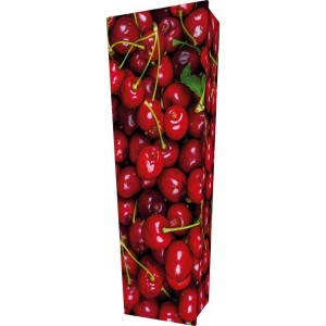 Summer Fruits of the World (Wild Cherry) - Personalised Picture Coffin with Customised Design.